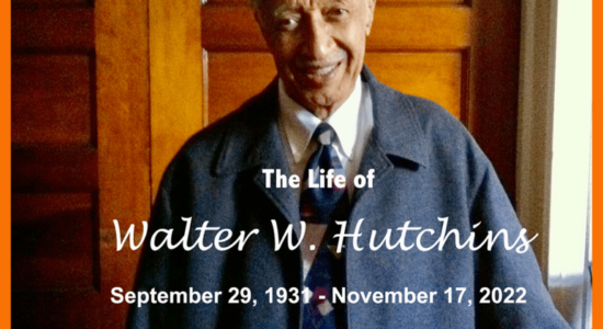 Walter W. Hutchins funeral announcement