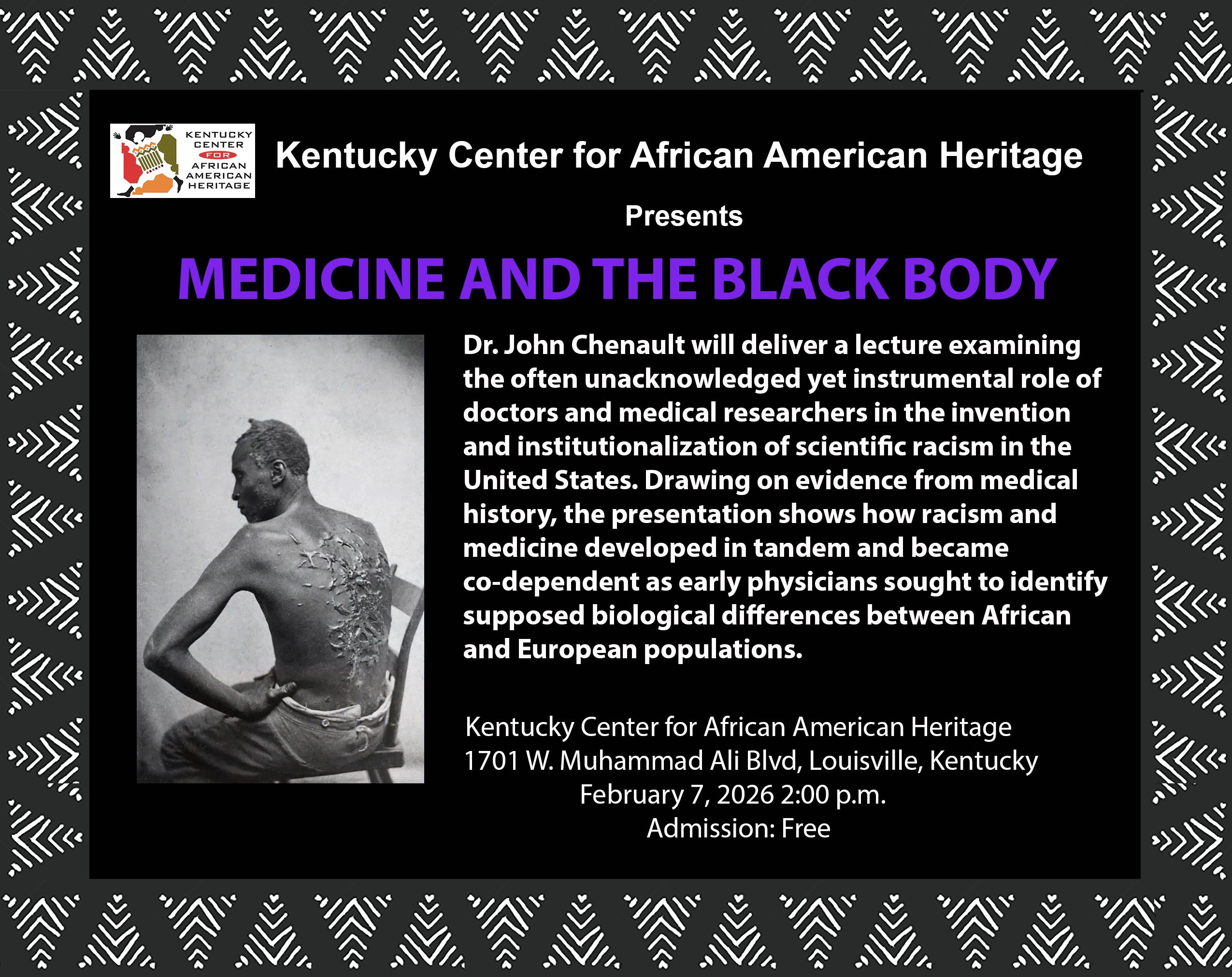 Medicine in the black body poster